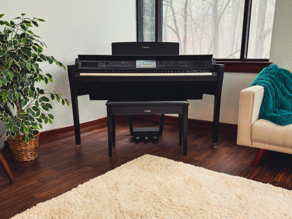 Hình ảnh chi tiết Yamaha CVP-909 B góc chụp 2